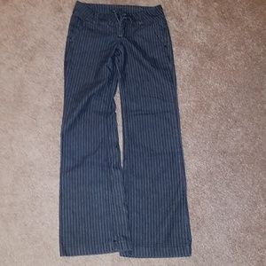 Guess jeans navy pine stripe size 24